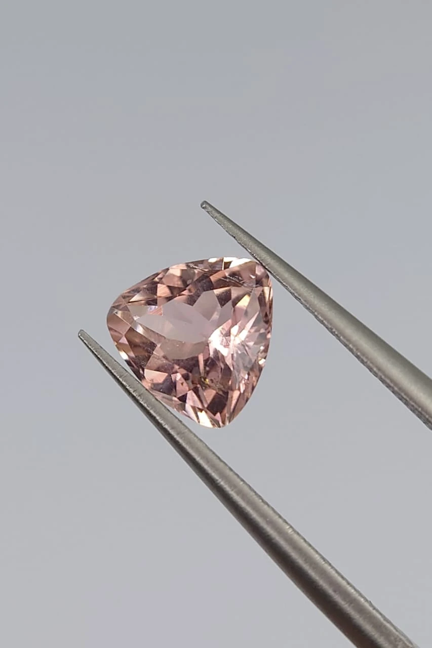 1.4ct Natural Tourmaline Triangular Cut From Afghanistan — view 4